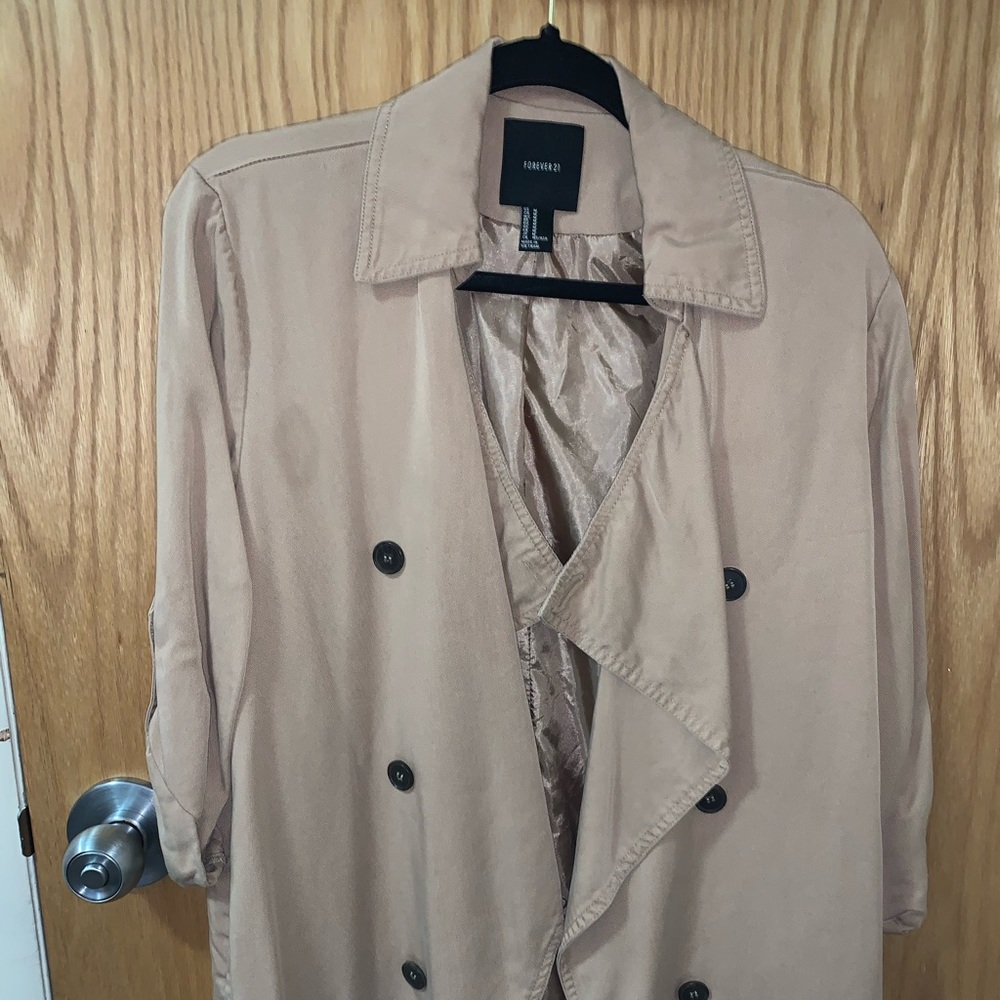 Light Trench Inspired Coat